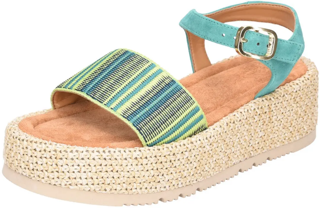 Unisa CERXIN ZON KS KIWI AVENT dames veterschoenen groen maat 36
