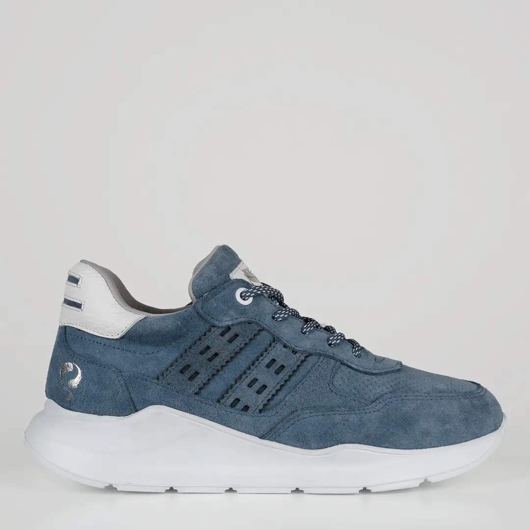 Dames Sneaker Maaike - Denim blauw - afbeelding 2 van 2