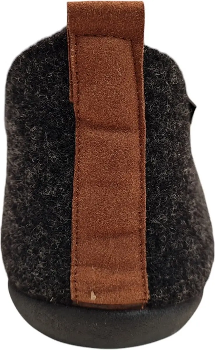 Q-Fit Pisa Heren Pantoffel - Zwart - Maat 44 - afbeelding 3 van 6