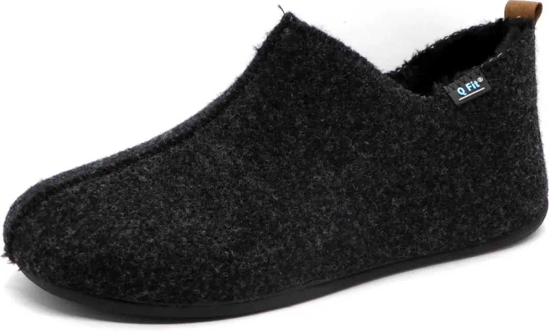 Q-Fit Pisa Heren Pantoffel - Zwart - Maat 44 - afbeelding 4 van 6