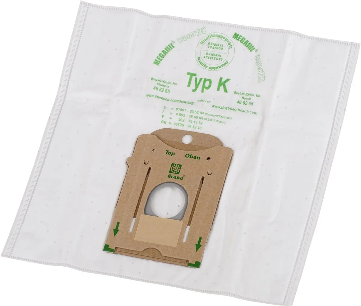 Bosch BBZ41FK VZ41AFK Stofzuigerzakken - 4 Stuks