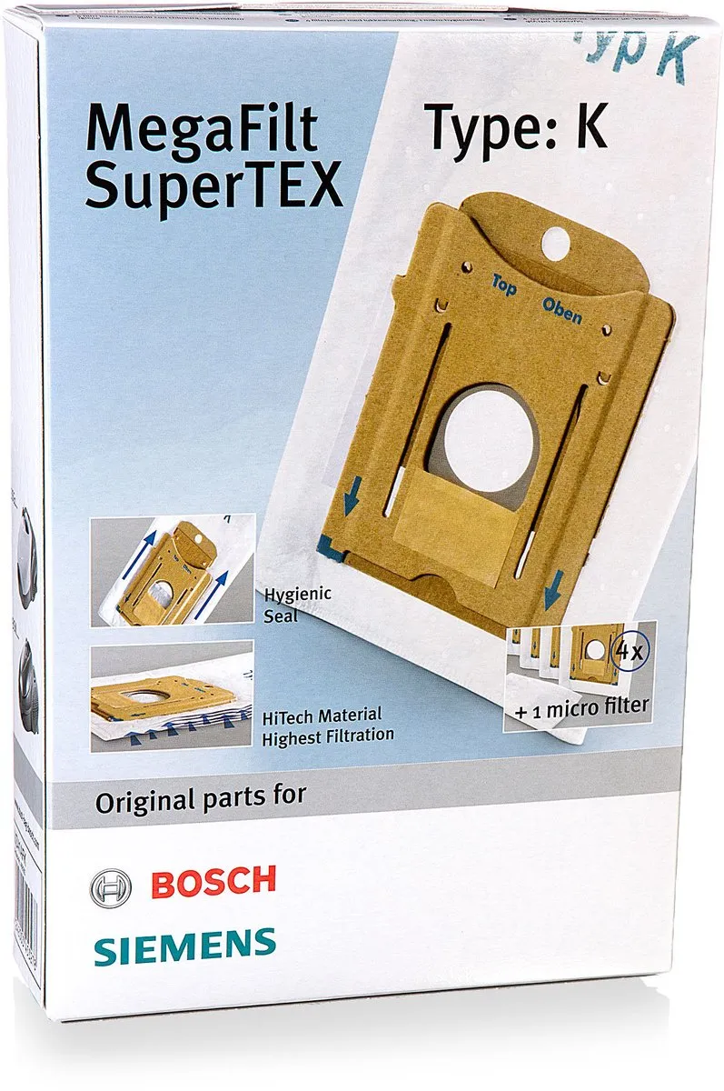Bosch BBZ41FK VZ41AFK Stofzuigerzakken - 4 Stuks - afbeelding 6 van 6