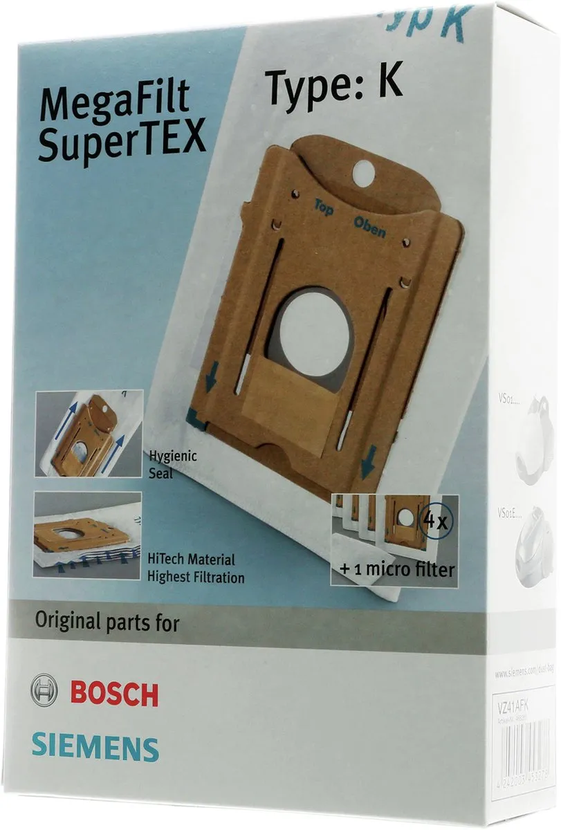 Bosch BBZ41FK VZ41AFK Stofzuigerzakken