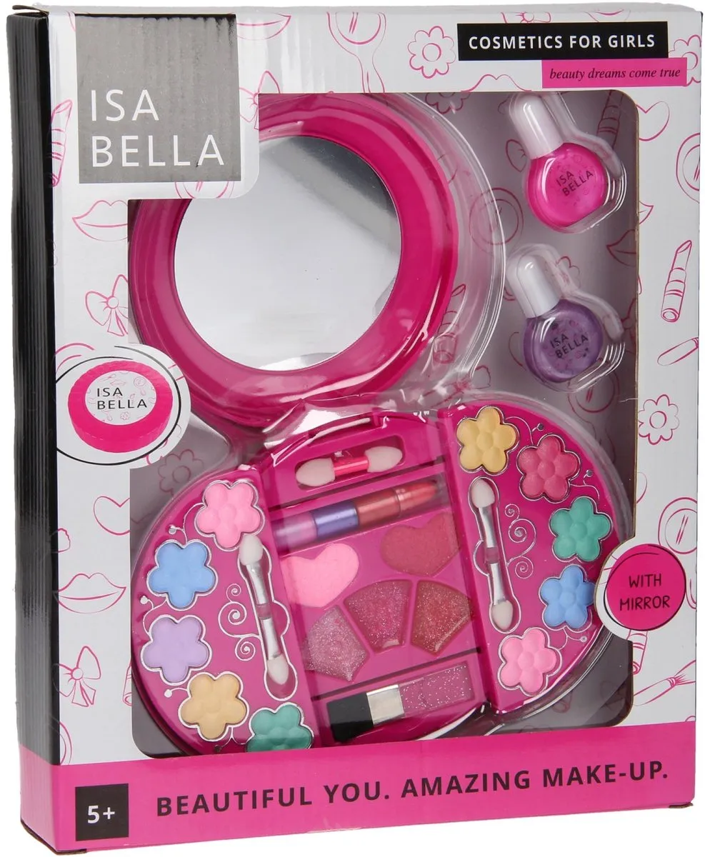 Johntoy Make-up Set Isabella 3 - Roze - 250ml