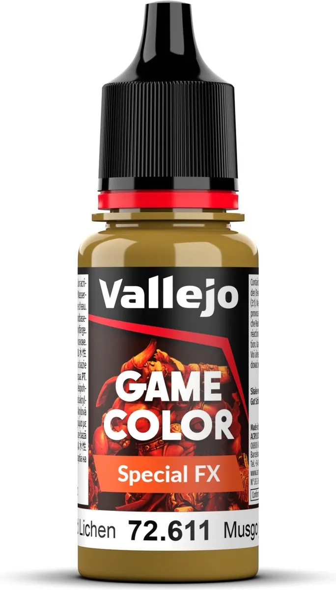Vallejo Hobbyverf Acryl 72611 Special FX Moss & Lichen