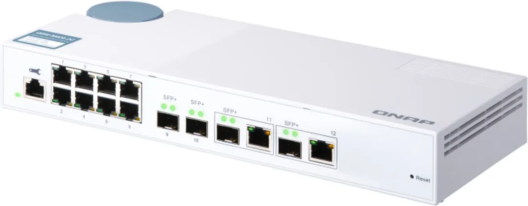 QNAP QSW-M408-2C Switch - 8x RJ-45 1Gbps + 4x SFP+
