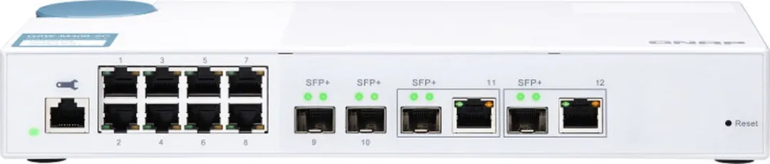QNAP QSW-M408-2C Switch - 8x RJ-45 1Gbps + 4x SFP+
