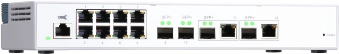 QNAP QSW-M408-2C Switch - 8x RJ-45 1Gbps + 4x SFP+