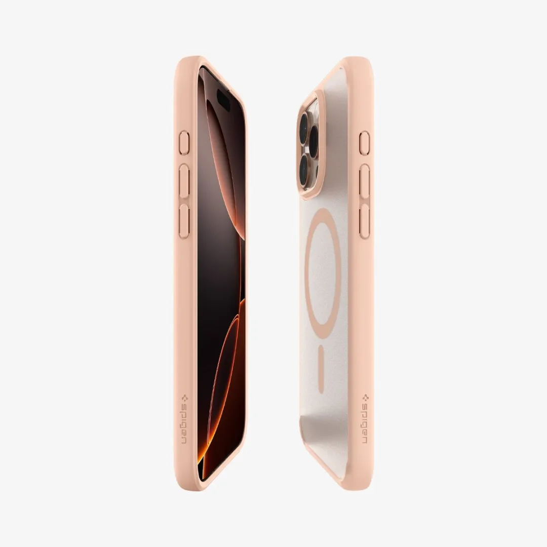Spigen Ultra Hybrid T MagFit iPhone 16 Pro Hoesje - Roze