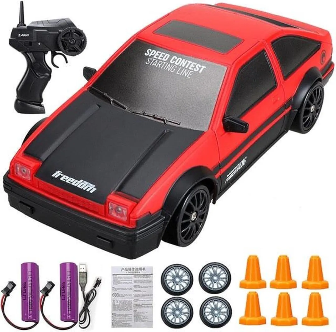 HB Toys AE86 - 1/24 Drift Auto - RTR - 2 Batterijen