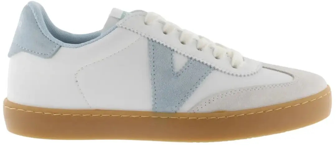 Leren en suede effect sneakers Victoria Berlin