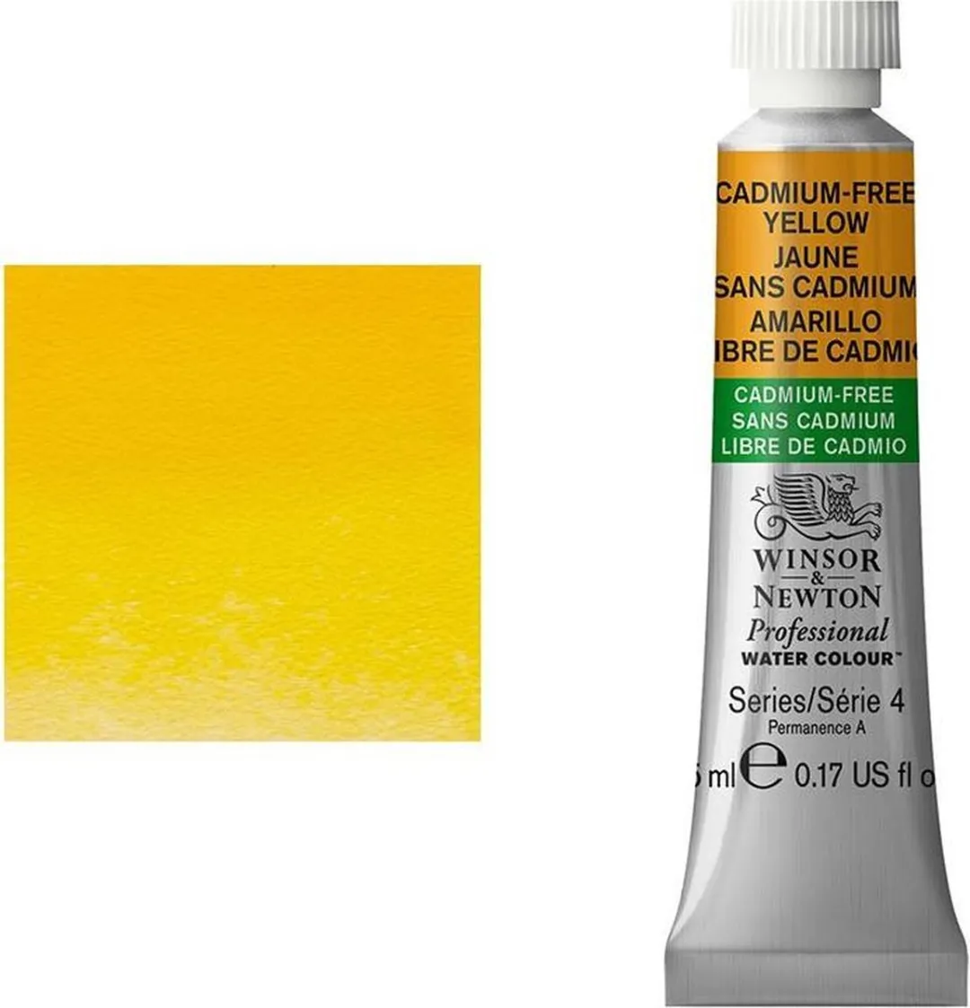 Winsor & Newton Professional Aquarelverf Cadmium-Free Yellow 5ml