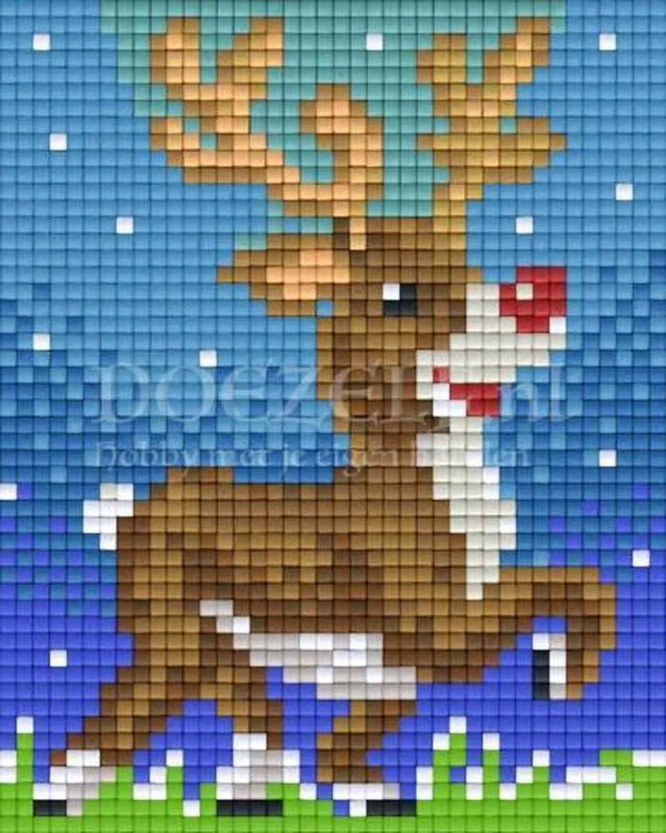 Pixelhobby Rendier Geschenkverpakking - Multi