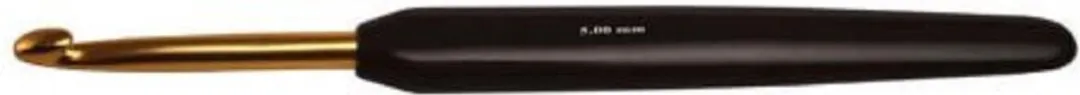 KnitPro Haaknaalden 6.00mm Softgrip - Zwart