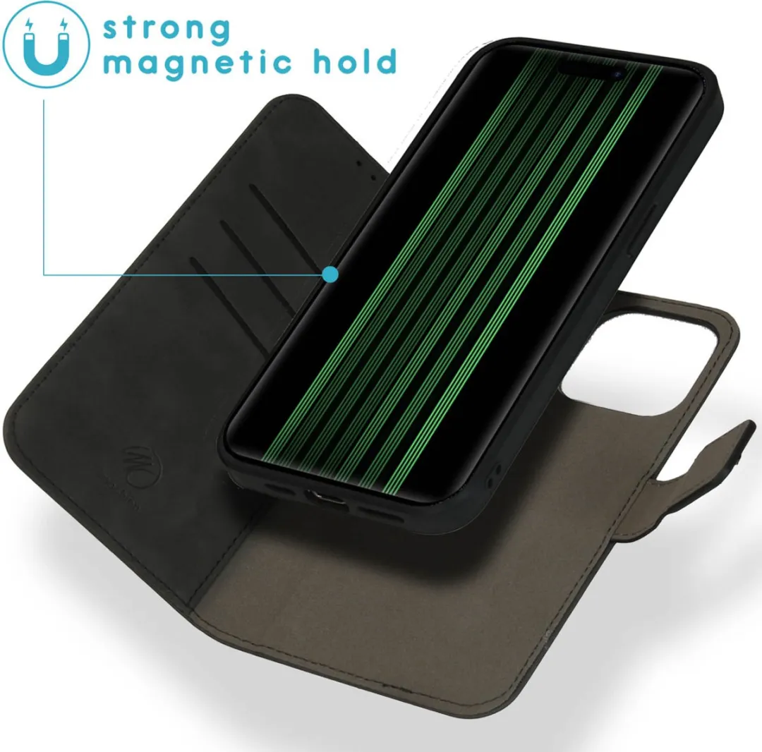 Imoshion Hoesje iPhone 15 Pro Max - 2-in-1 Bookcase Zwart
