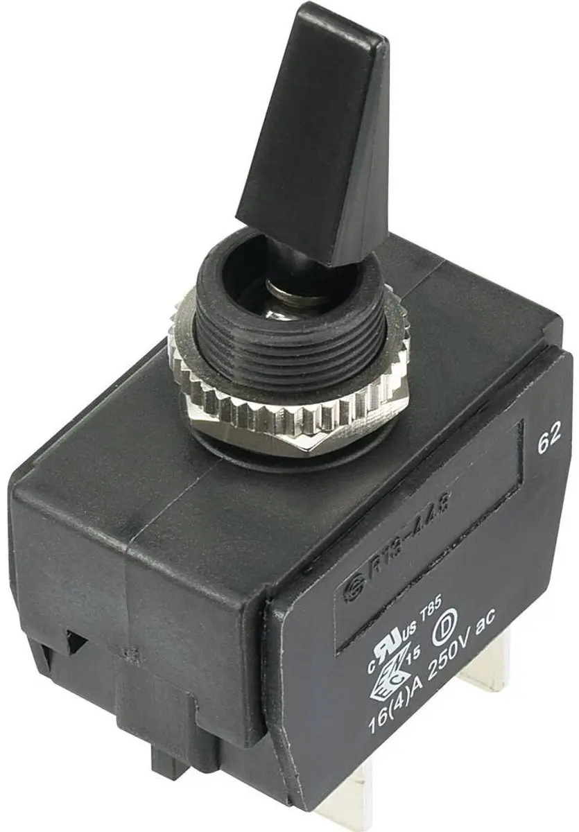 Tru Components TC-R13-448F3-01A-HR Tuimelschakelaar 250V/AC 16A IP56