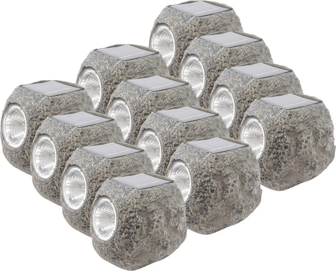 Lumineo Buiten Spot Solar Verlichting 12x