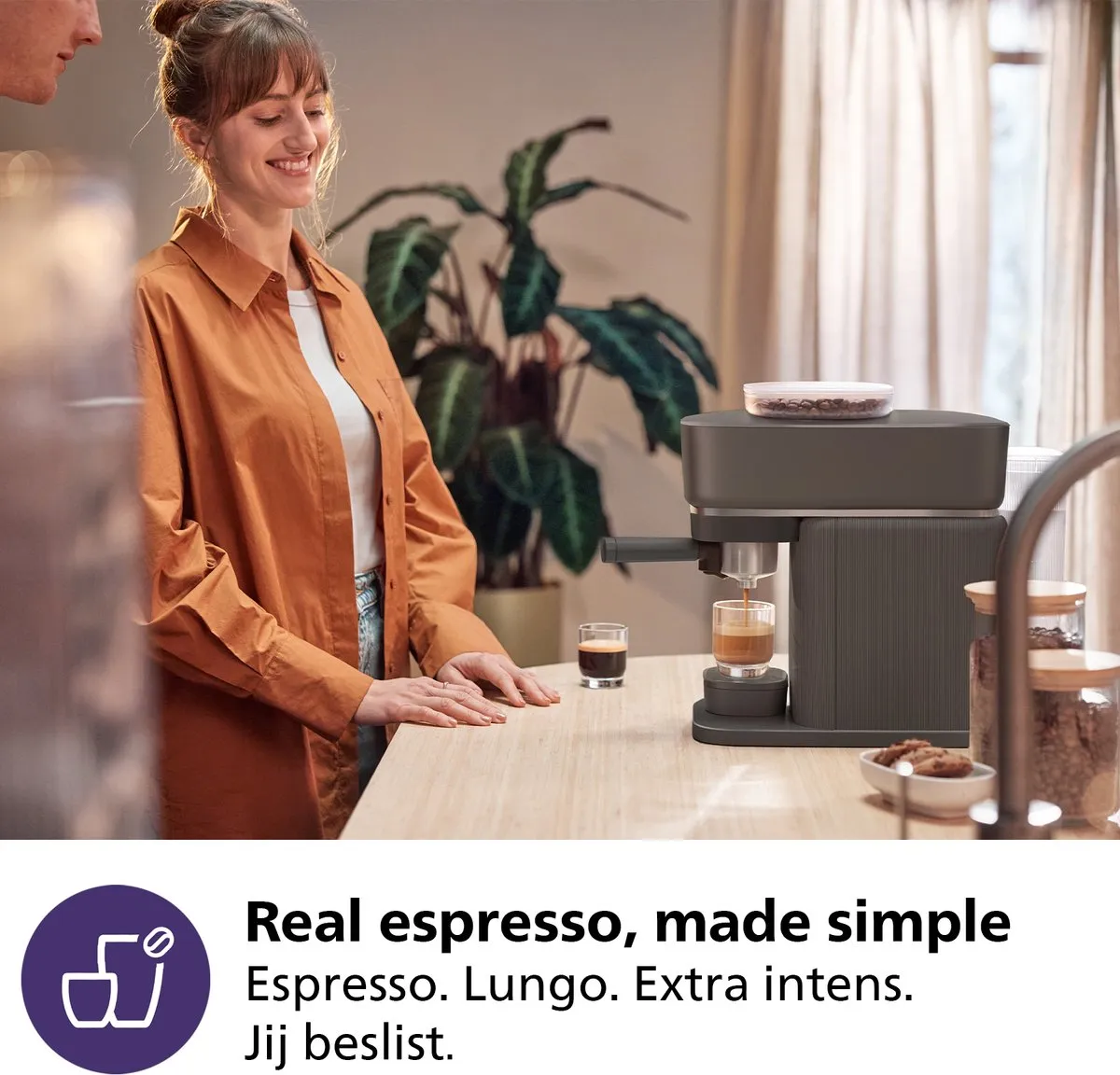 Philips Baristina Espressomachine BAR303/60 - Zwart - afbeelding 6 van 6