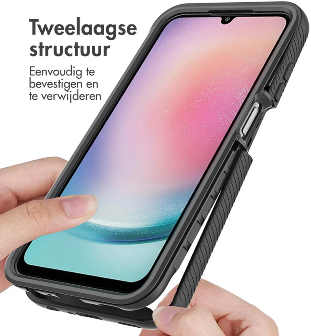 Imoshion Hoesje Samsung Galaxy A25 360° - Zwart