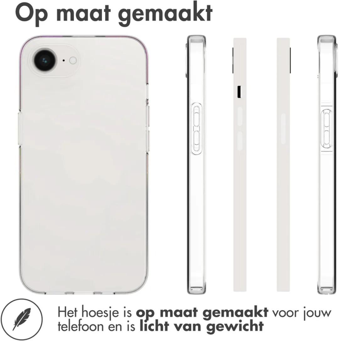 Accezz Hoesje iPhone 16e Transparant - SH00080956
