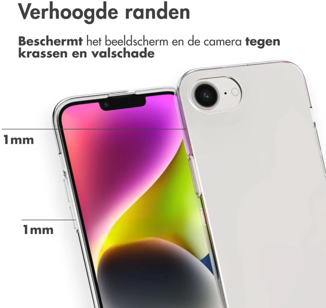 Accezz Hoesje iPhone 16e Transparant - SH00080956
