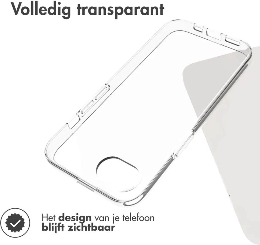 Accezz Hoesje iPhone 16e Transparant - SH00080956