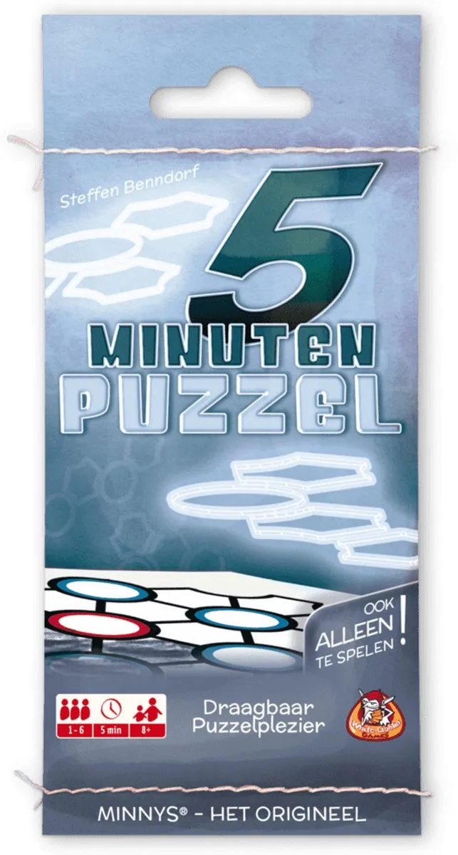 White Goblin Games Minnys 5 Minuten Puzzel - Dobbelspel - 1-6 Spelers