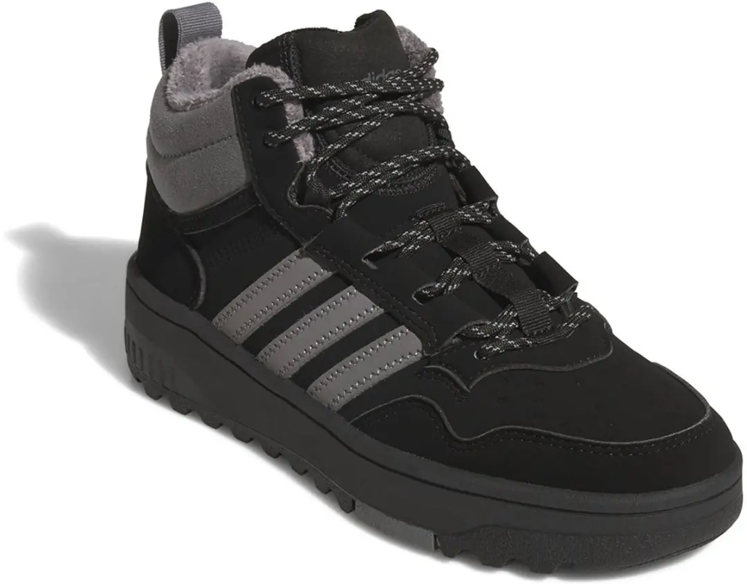 adidas Hoops 4.0 Mid Kindersneakers - Zwart - EU 40 - afbeelding 4 van 6