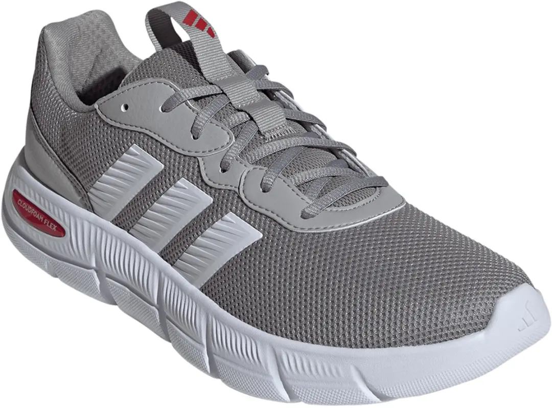 adidas Cloudfoam Flex Heren Sneakers - Grijs - 46 - afbeelding 2 van 6