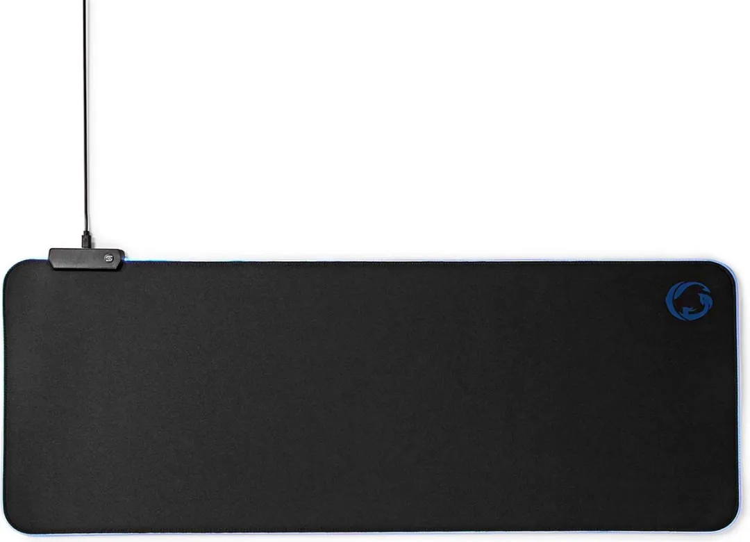 Nedis XXL Gaming Muismat 80x30cm - RGB - Antislip - Zwart
