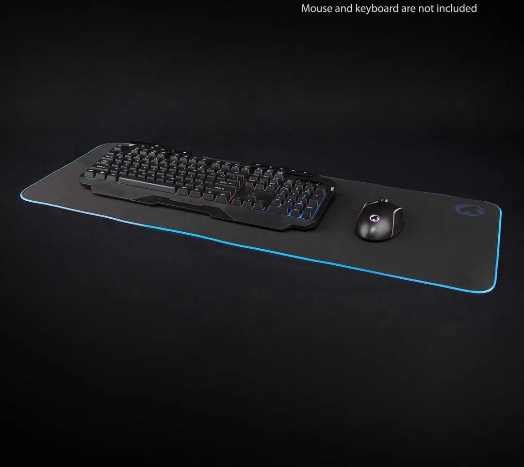 Nedis XXL Gaming Muismat 80x30cm - RGB - Antislip - Zwart