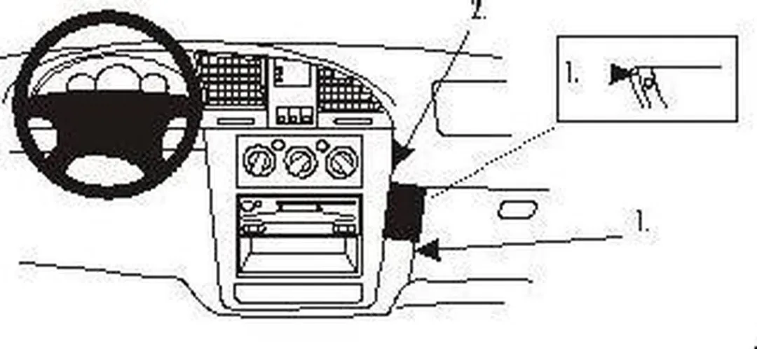 Brodit ProClip Daewoo Nubira 2000-2003 Houder - 852759