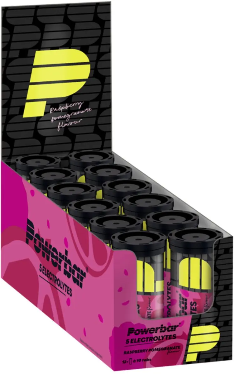 PowerBar Electrolyte Tabs Raspberry Pomegranate 12x10 stuks