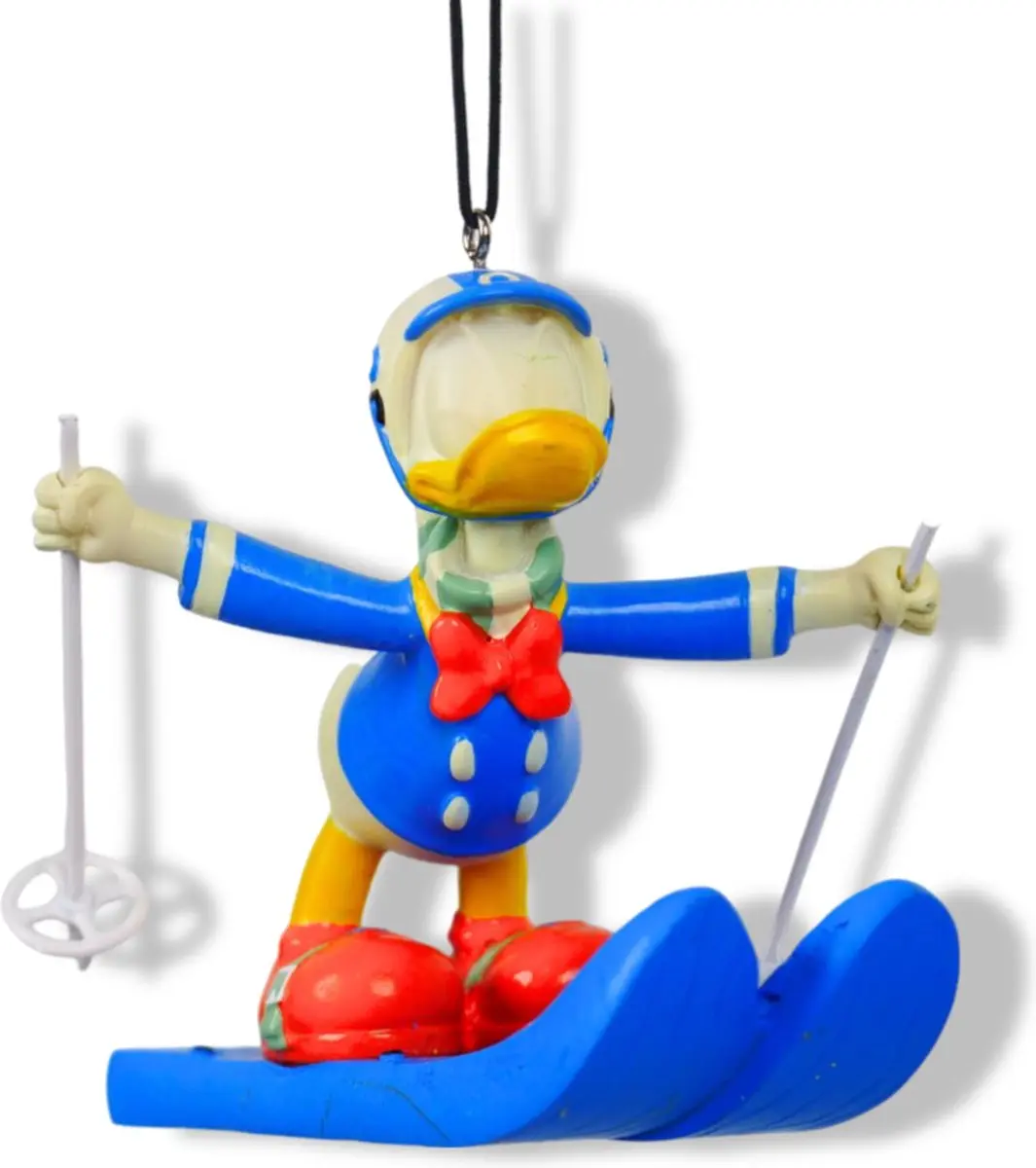 Disney Donald Duck Ski 3D Kerstornament - 9cm - afbeelding 2 van 2