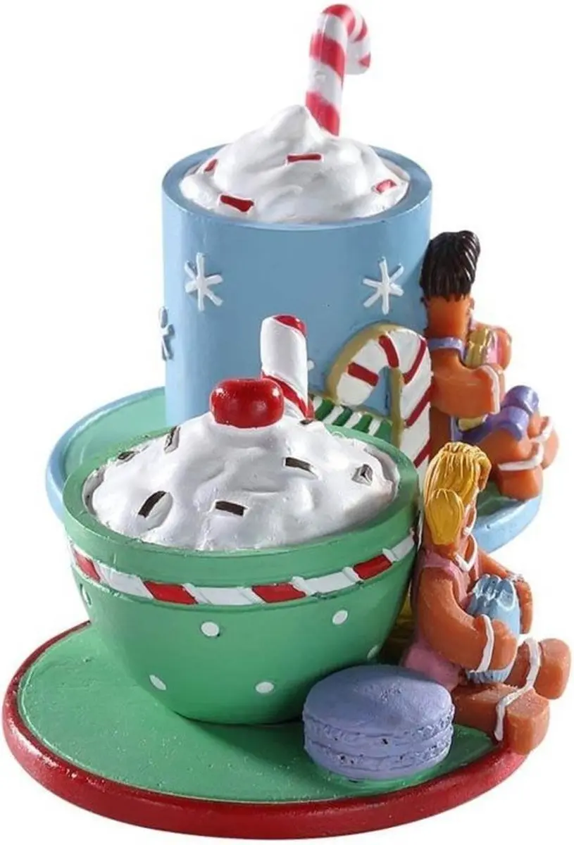 Lemax Cocoa and Cookies Kerstfiguur - Set van 2 - afbeelding 6 van 6
