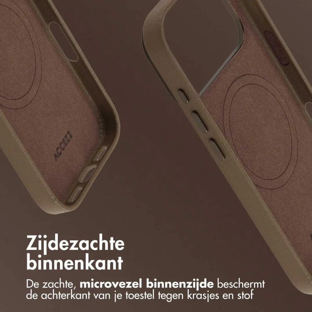 Accezz Hoesje iPhone 17 Pro Coffee Brown - 2 Stuks
