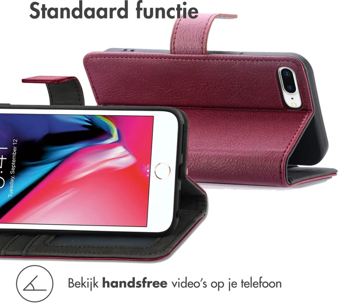 Imoshion Hoesje iPhone 8 Plus/7 Plus - Bookcase - Bordeaux