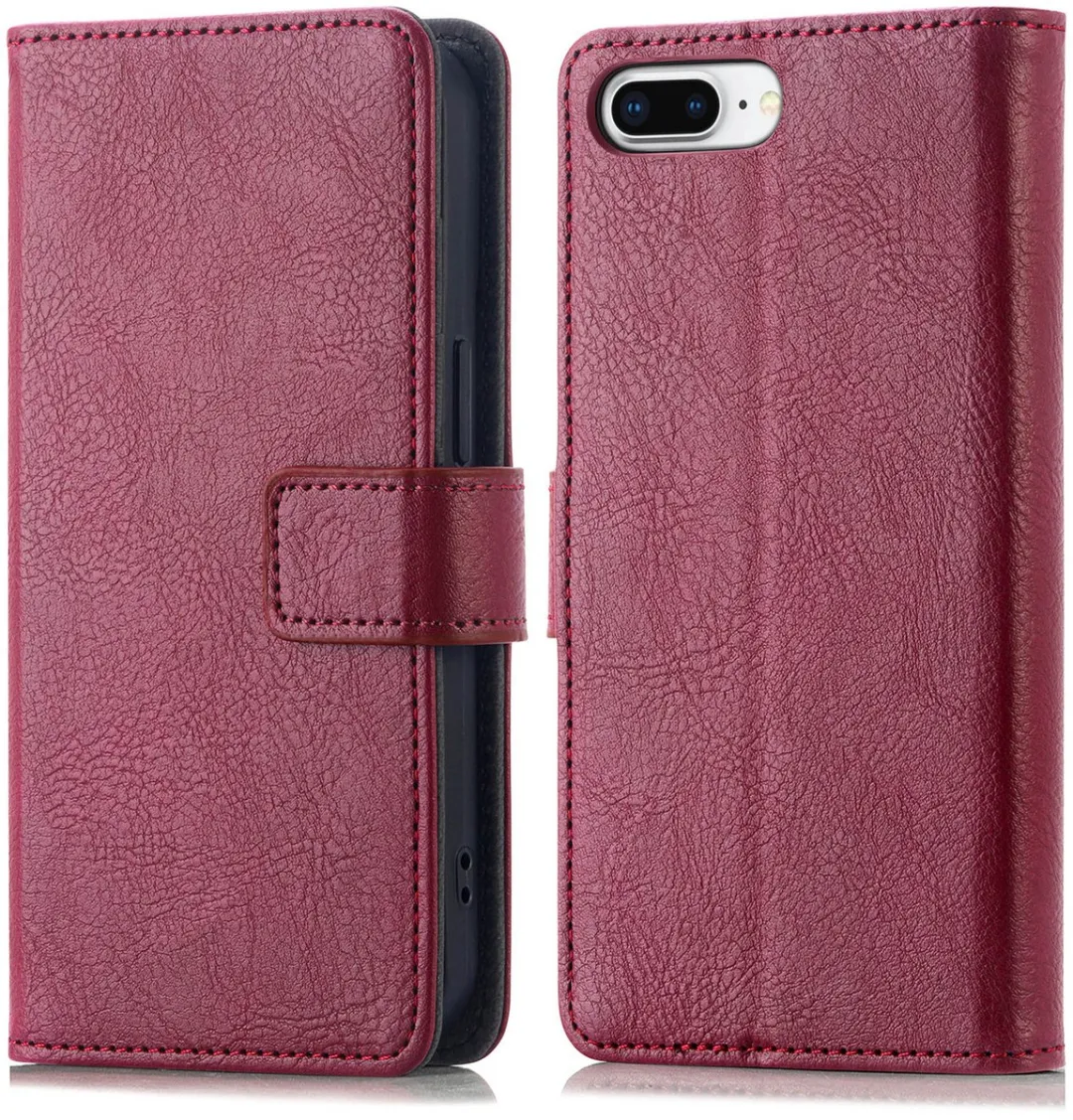 Imoshion Hoesje iPhone 8 Plus/7 Plus - Bookcase - Bordeaux