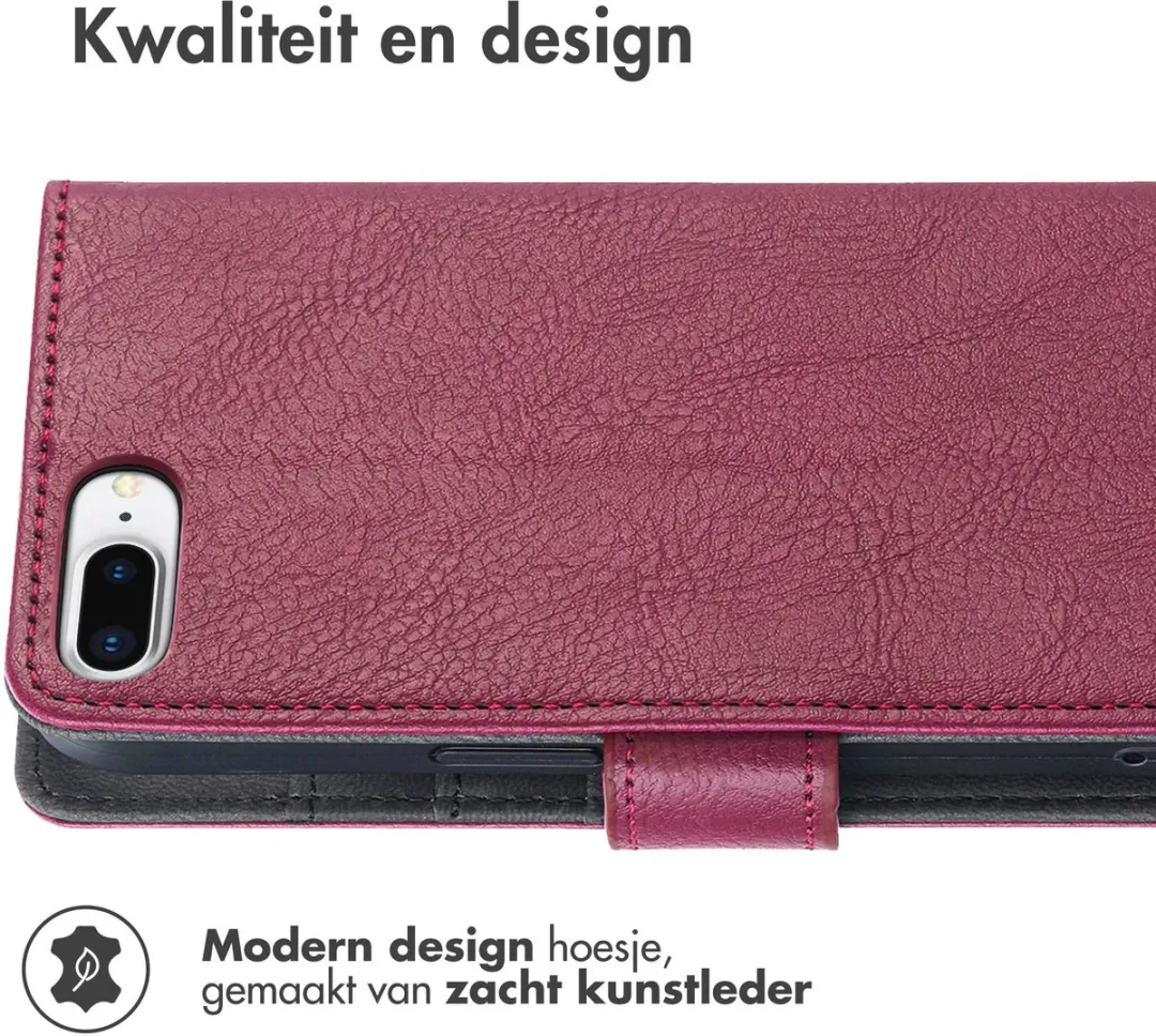 Imoshion Hoesje iPhone 8 Plus/7 Plus - Bookcase - Bordeaux