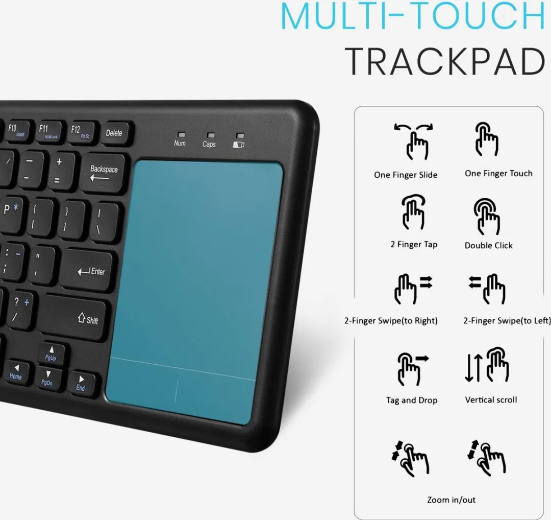 NÖRDIC KB-100 Toetsenbord - US Layout - 78 Toetsen - Zwart