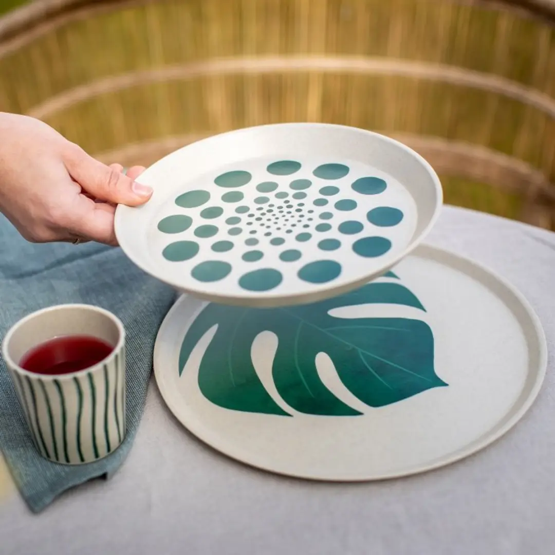 Koziol Connect Monstera Bord Ø20,5cm - 4 Stuks - afbeelding 4 van 6