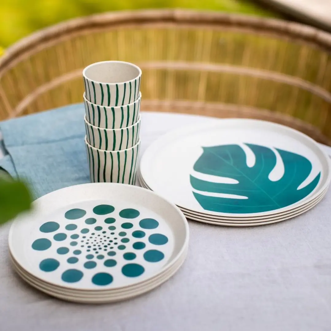 Koziol Connect Monstera Bord Ø20,5cm - 4 Stuks - afbeelding 5 van 6