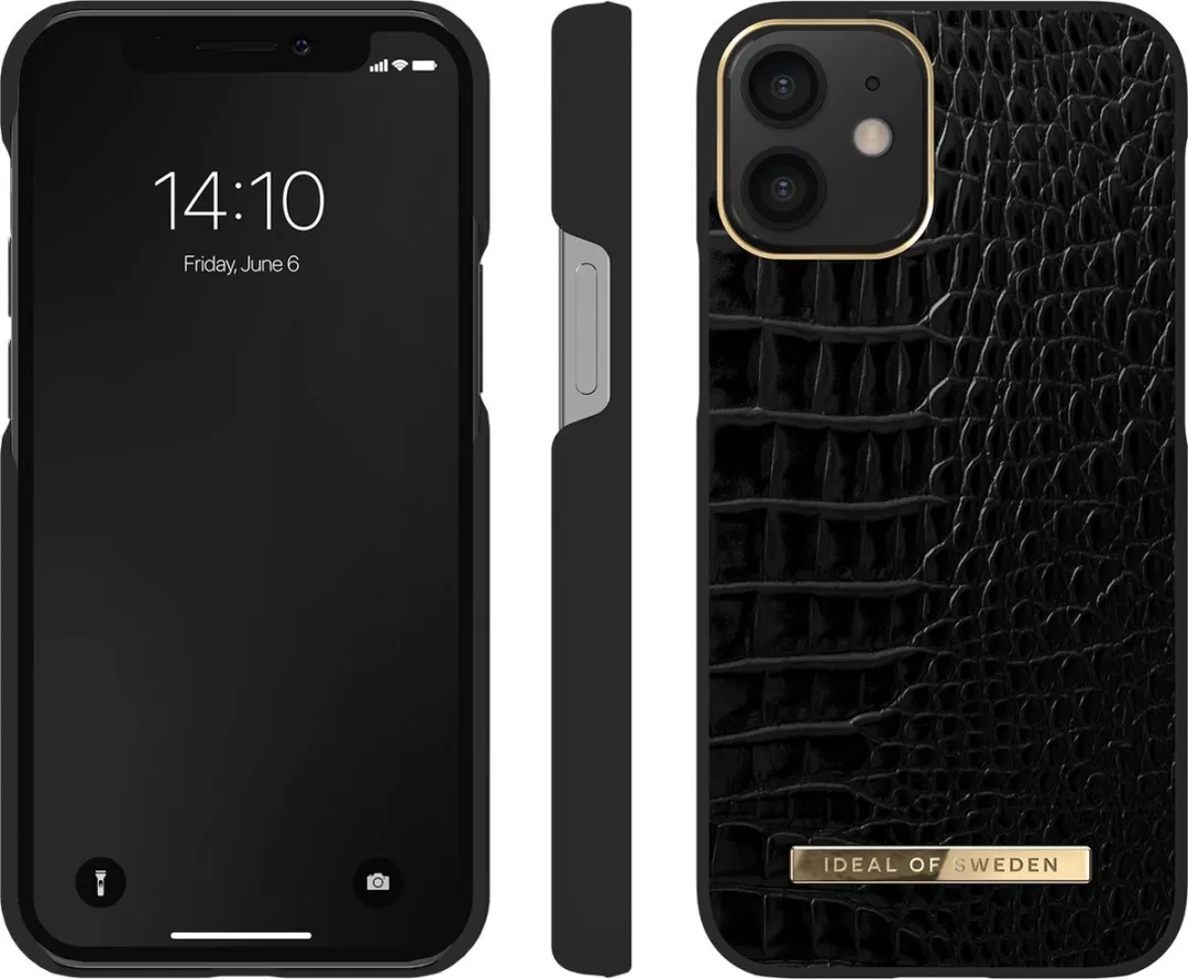 iDeal of Sweden iPhone 12 Mini Backcover - Nightfall Croco