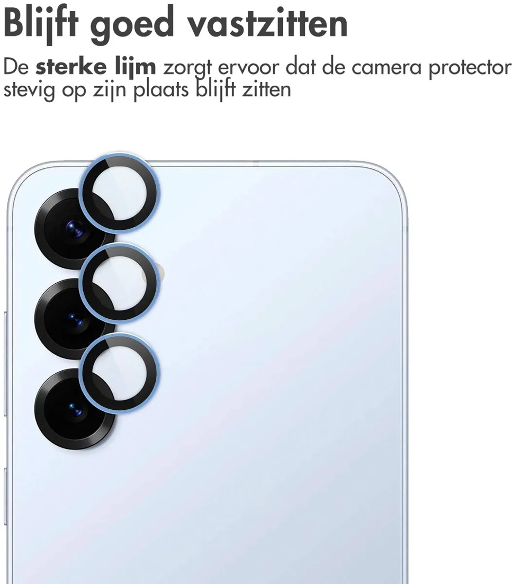 imoshiion Camera Lens Protector Samsung Galaxy S25 Plus - 2 Stuks - Icyblue