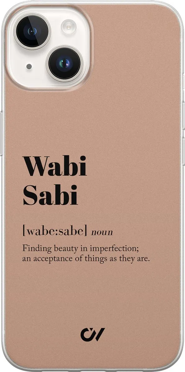 Casevibes Hoesje iPhone 14 Wabi Sabi A/14/UV/038