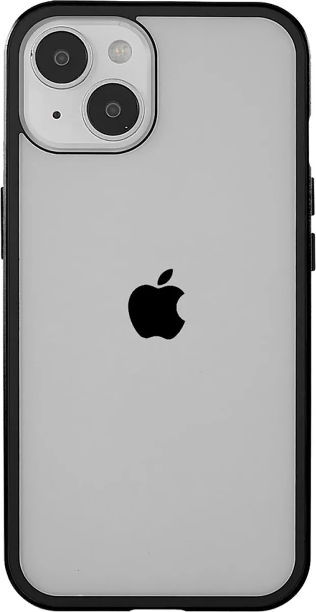 Just in Case Magnetic Glashoes iPhone 14 - Zwart/Transparant