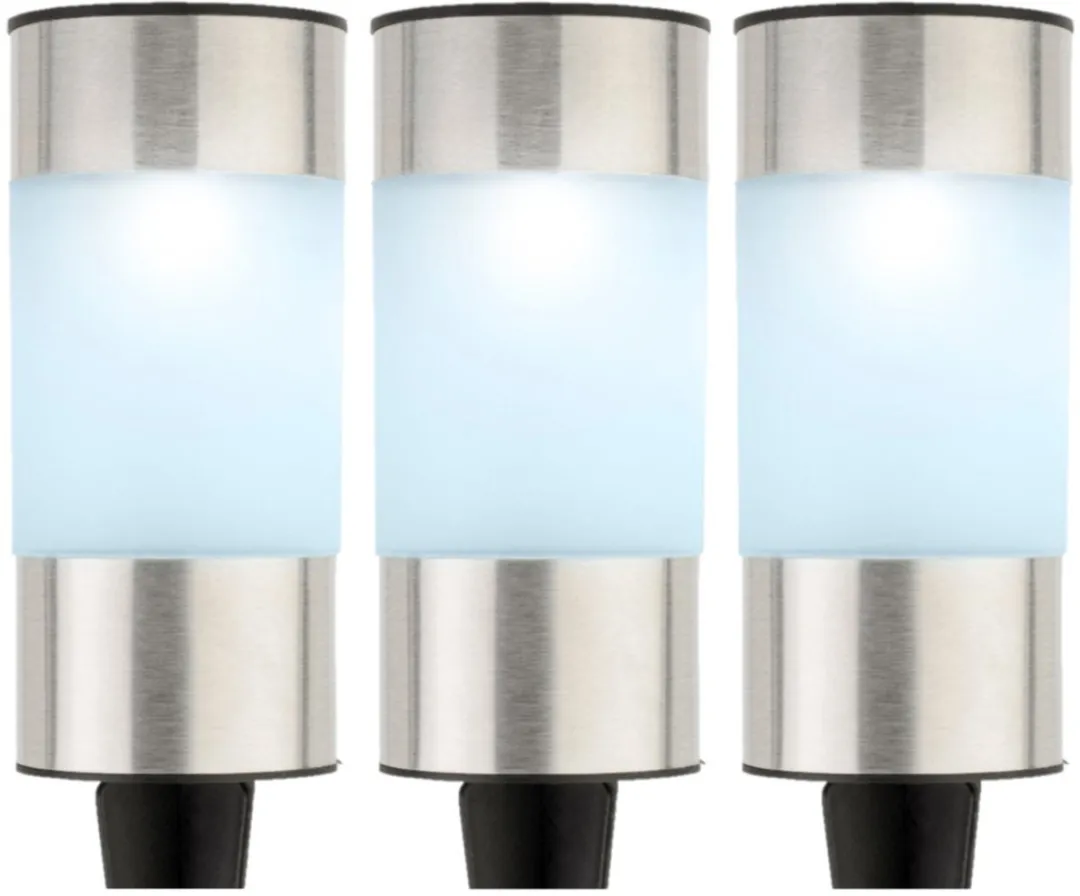 Lumineo Solar Tuinlamp Cilinder 18 Stuks