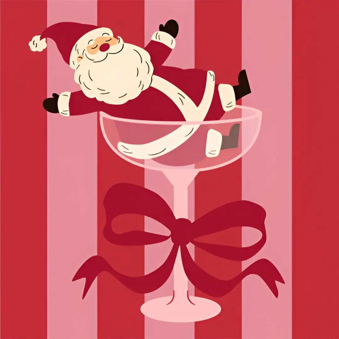 Duni Merry Santa Kerstservet 33x33cm