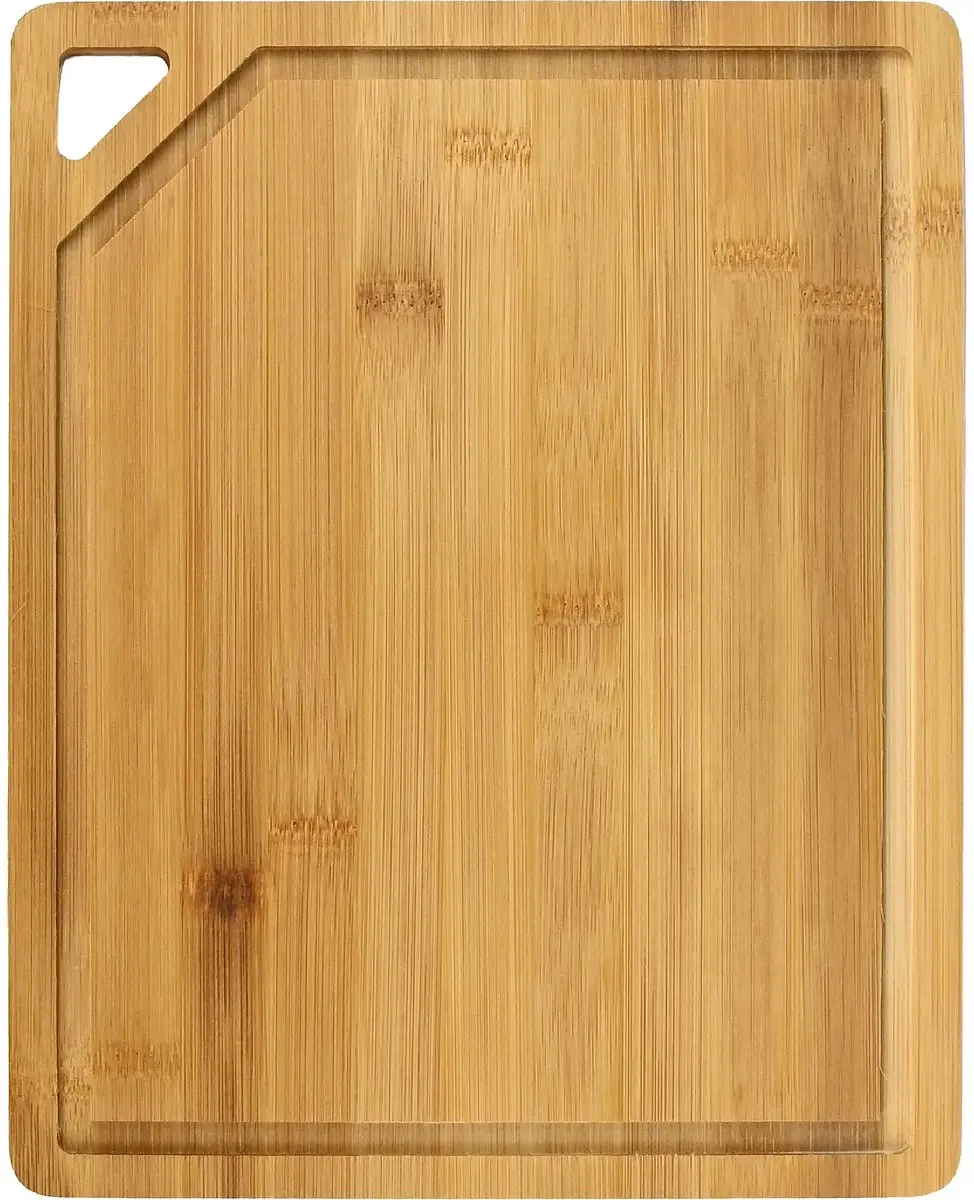 Benson Snijplank bamboe 22 x 28 cm met handgreep, sapgoot en 8 mm dikte