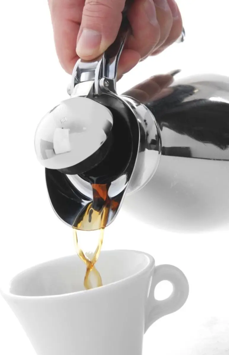 HENDI Thermoskan 1,5L RVS - Zilver - afbeelding 2 van 6